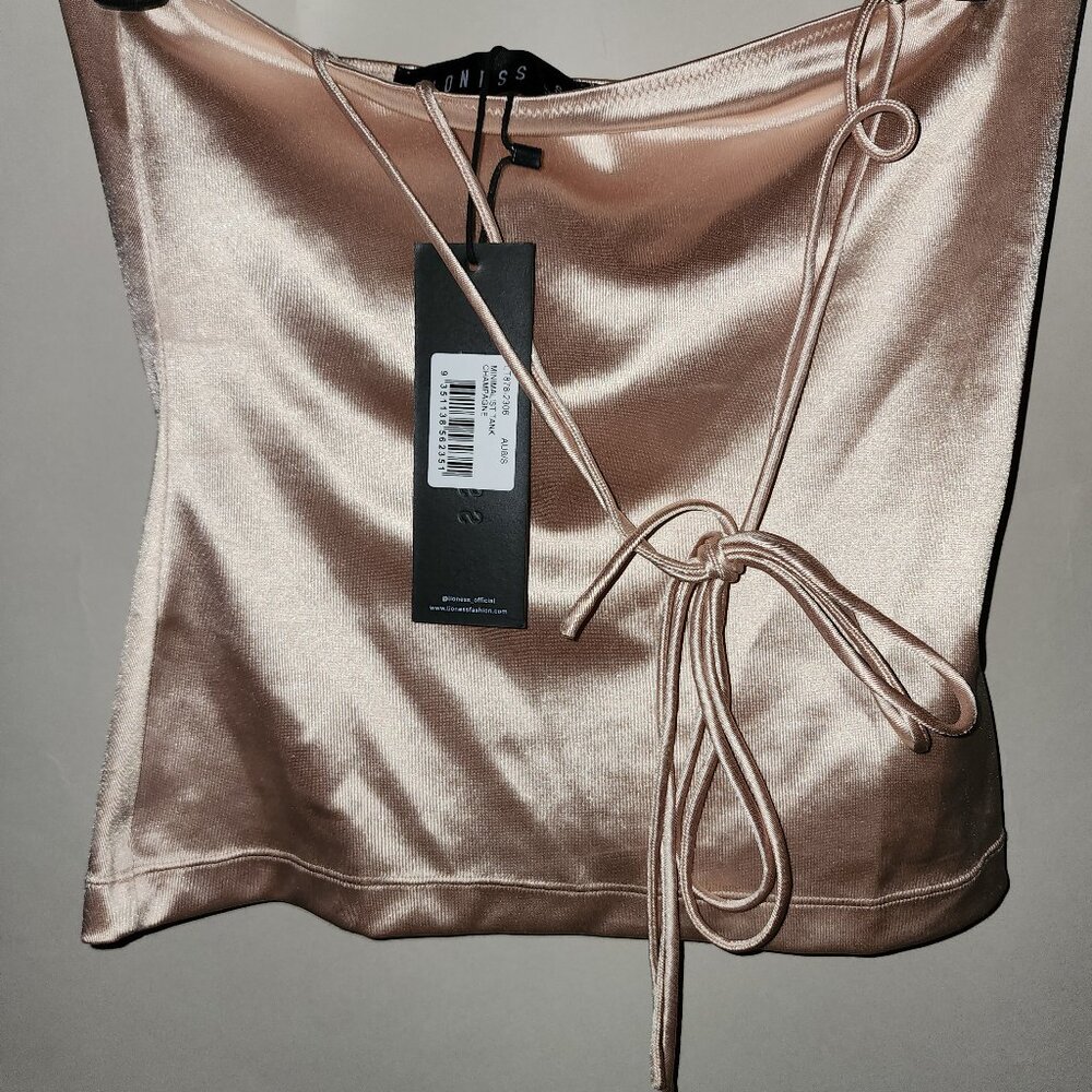 Lioness NWT Minimalist tank halter tie top
